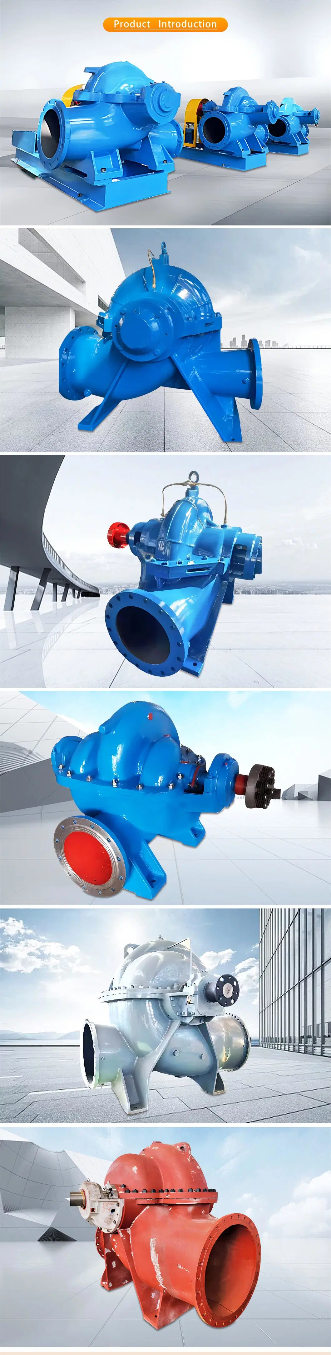 Reliable Double-Suction Pump for Water Treatment Plants - Flow Rate: [5940m&sup3; /H], Head: [42.3m], Power: [2020kw]