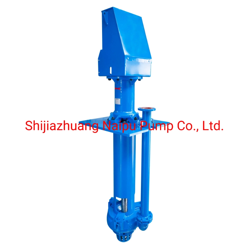 Drilling Fluids Vertical Rubber Submersible Slurry Pump 20m&sup3; /H Capacity for Mining with Motor