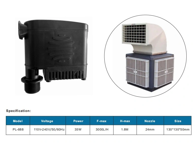 Water Pump for Air Cooler DC AC