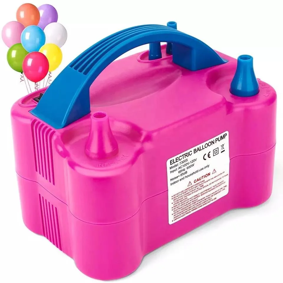 Rose Red 110V 600W Electric Balloon Inflator, Deflator Decoration Electric Balloon Vacuum Air Pump