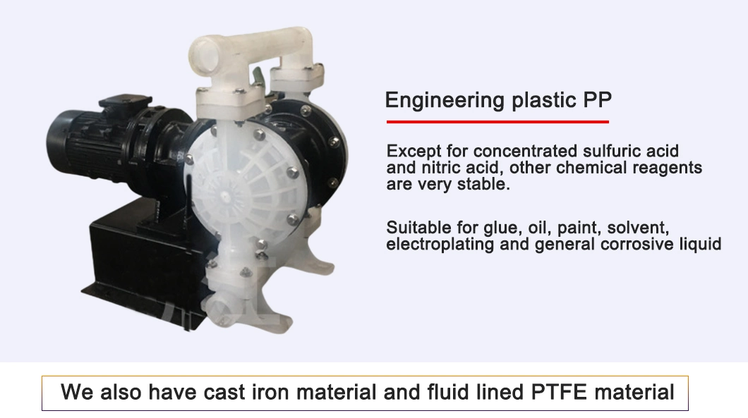 Air Operation Way Diaphragm Pump for Chocolate