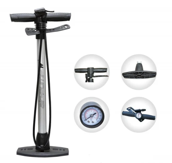 Air Pump with Psi Gauge Bicycle Foot Floor Pump (dB2826)