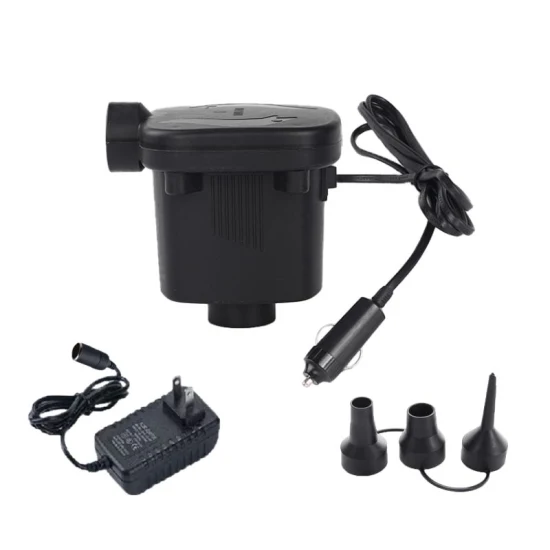 Two Way Electric Air Pump Electric OEM 12V Standard Inflatable Boat and Air Bed Low Pressure